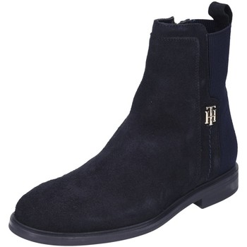 Tommy Hilfiger  Stiefel Stiefeletten Schlupfstiefel Stiefel Boots Blau Neu günstig online kaufen