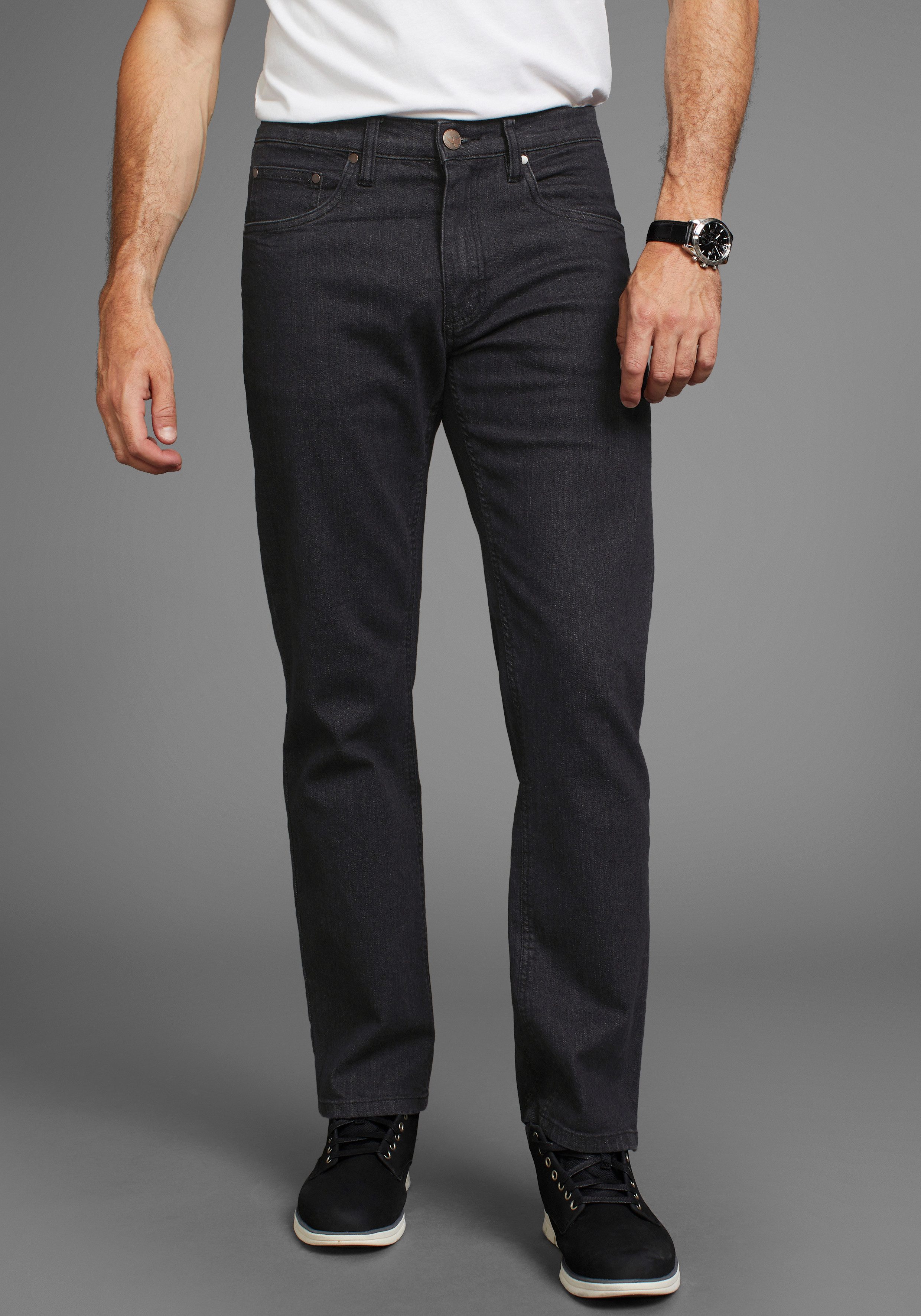 Arizona Stretch-Jeans gerade Beinform, niedrige Leibhöhe, günstig online kaufen