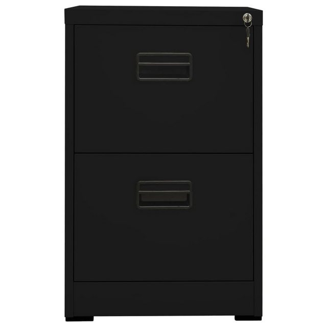 furnicato Aktenschrank Schwarz 46x62x72,5 cm Stahl günstig online kaufen