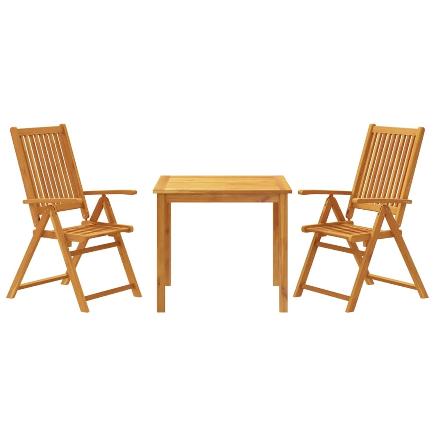 vidaXL 3-Tlg Garten-Essgruppe Massivholz Akazie 3295260 günstig online kaufen