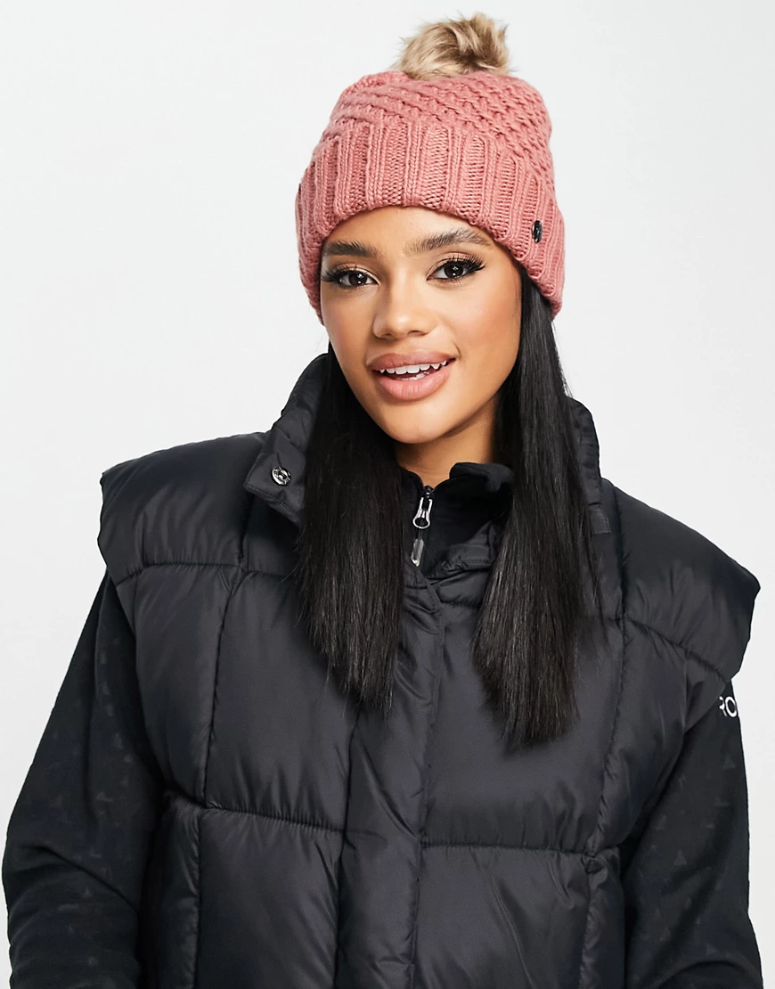 Roxy – Blizzard – Mütze in Rosa günstig online kaufen