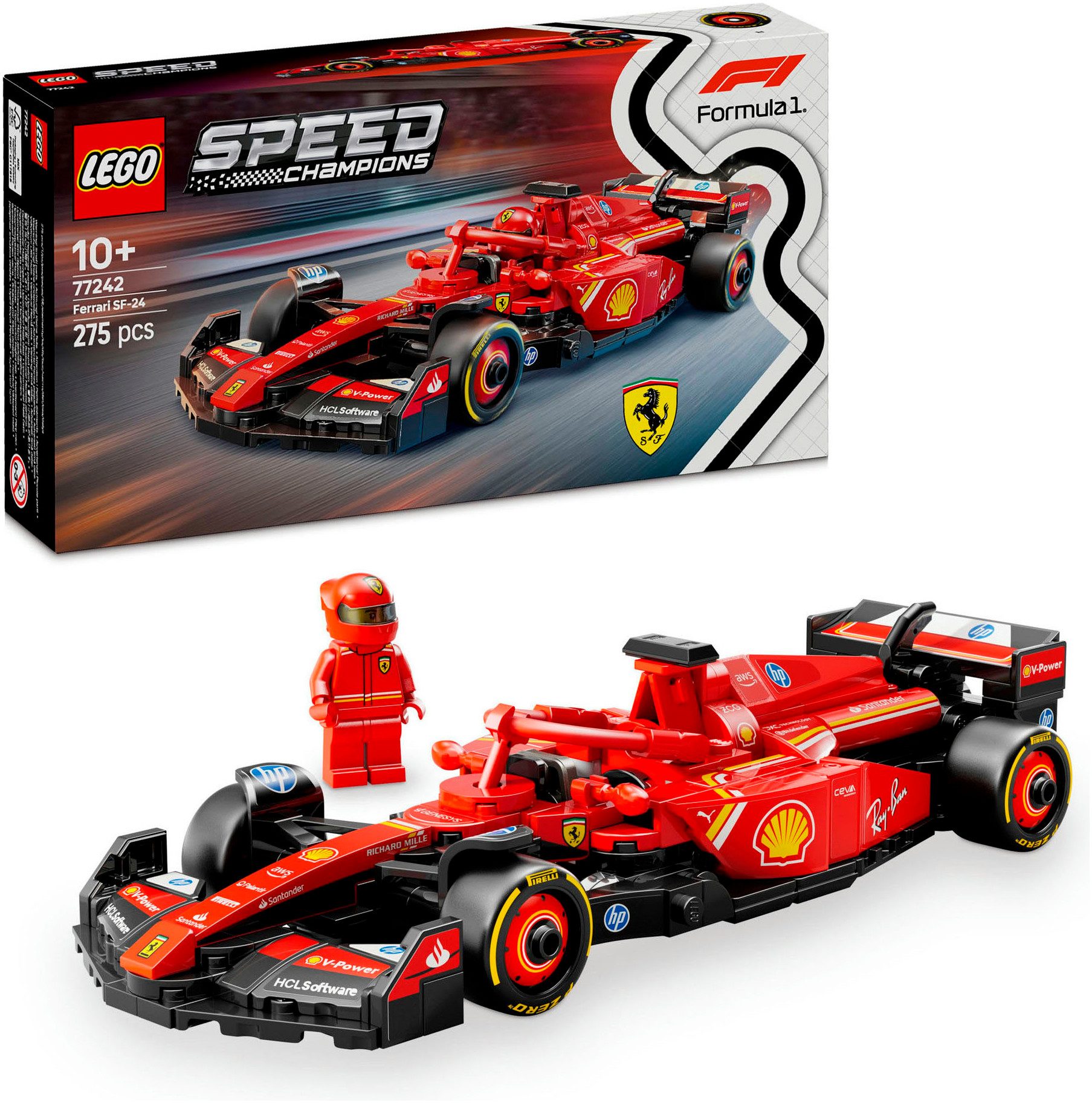 LEGO® Ferrari SF-24 F1® Rennauto (77242), günstig online kaufen
