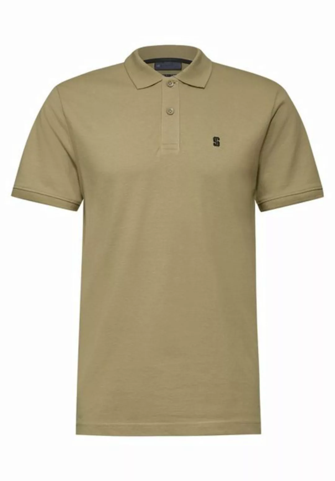 STREET ONE MEN Poloshirt, in Unifarbe günstig online kaufen