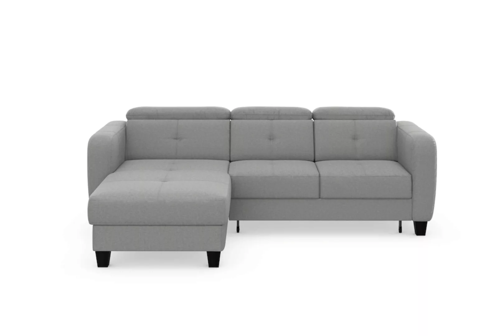 sit&more Ecksofa Belluci L-Form, inklusive Federkern, wahlweise mit Bettfun günstig online kaufen