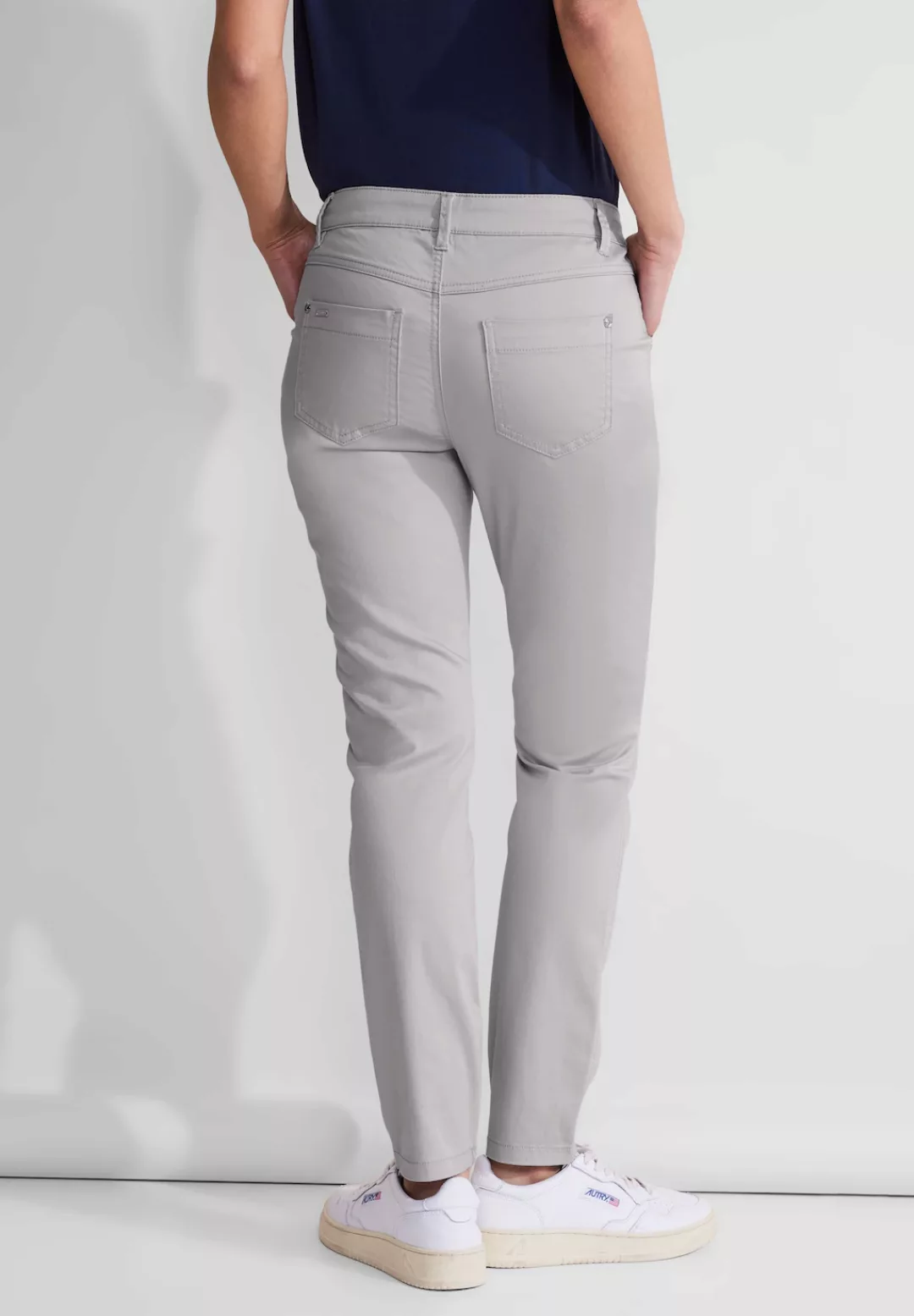 STREET ONE Röhrenhose, Middle Waist günstig online kaufen