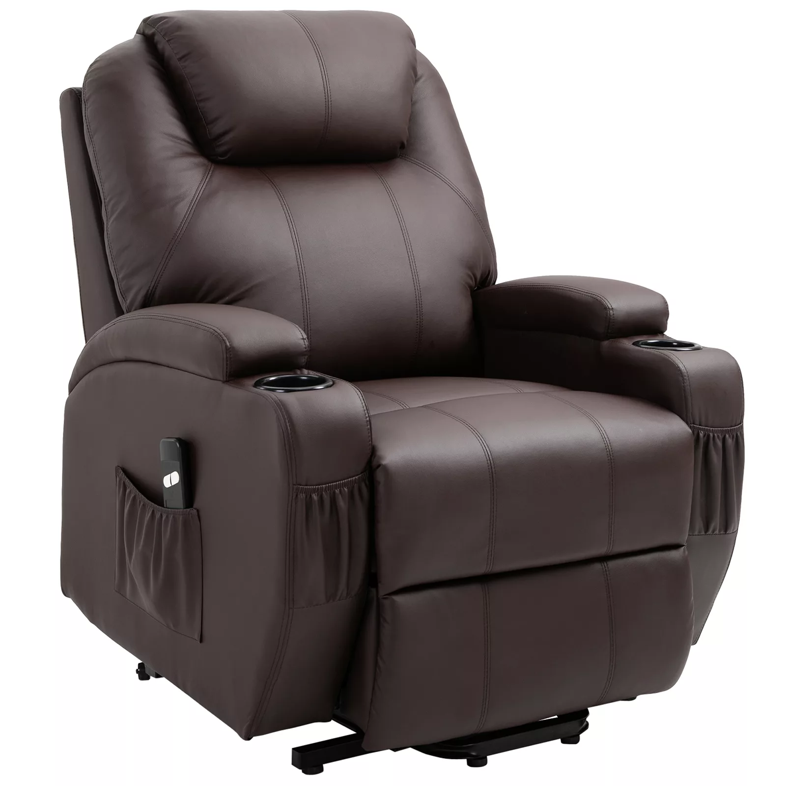 HOMCOM Sessel mit Aufstehhilfe, Neigbarer Relaxsessel, Aufstehsessel mit Be günstig online kaufen
