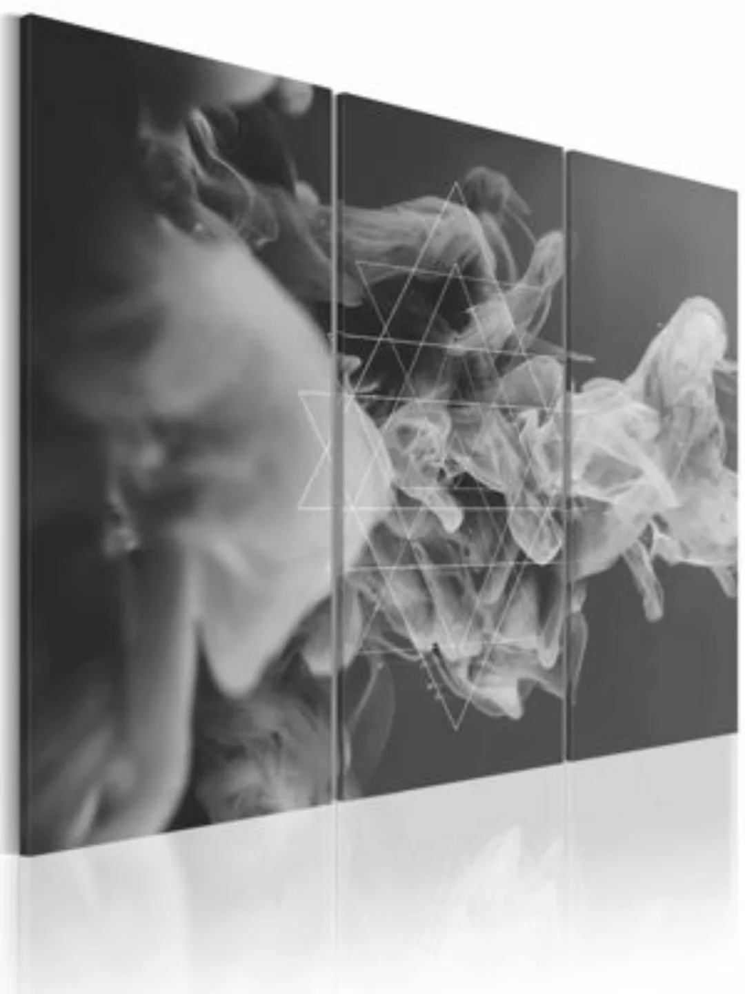 artgeist Wandbild Rauch und Symmetrie schwarz/weiß Gr. 60 x 40 günstig online kaufen