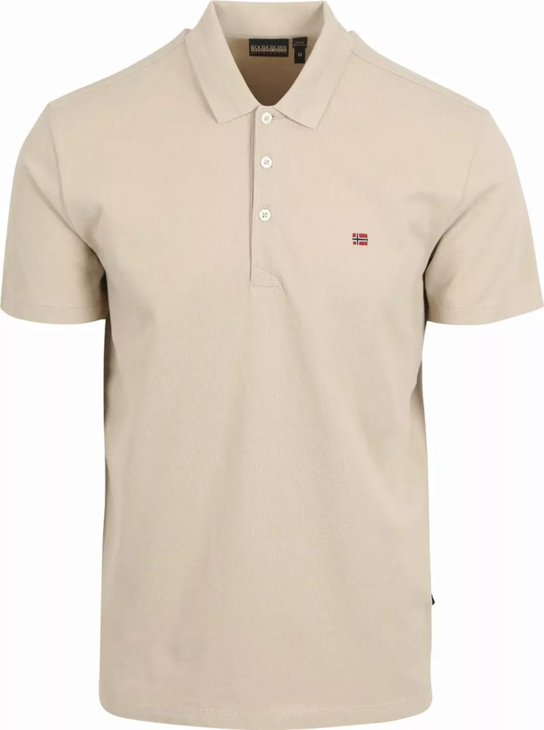 Napapijri Ealis Poloshirt Beige - Größe XL günstig online kaufen