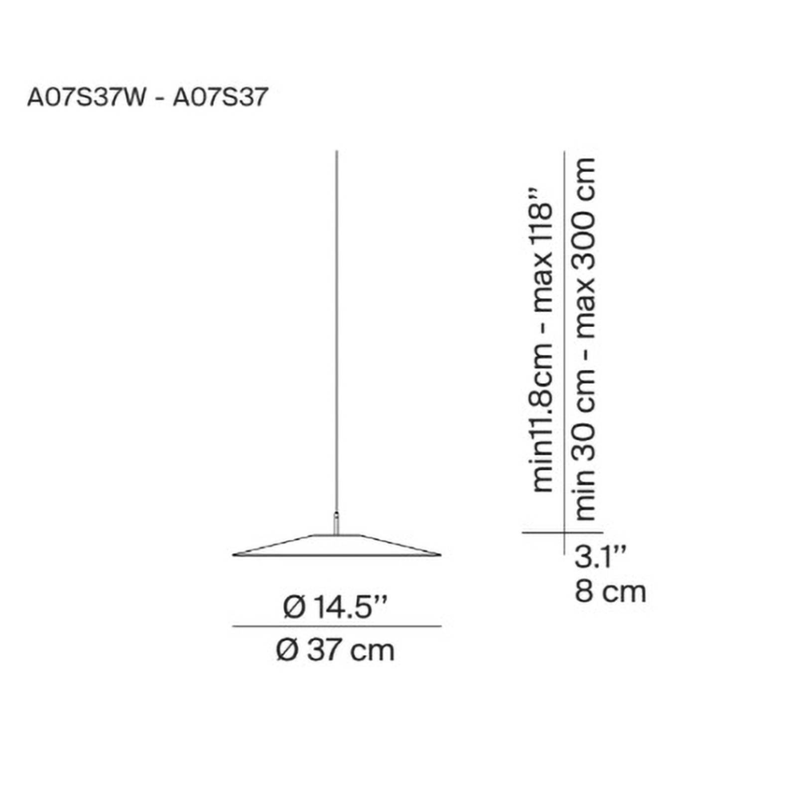 Luceplan Koinè LED-Hängeleuchte 927 Ø37cm schwarz günstig online kaufen