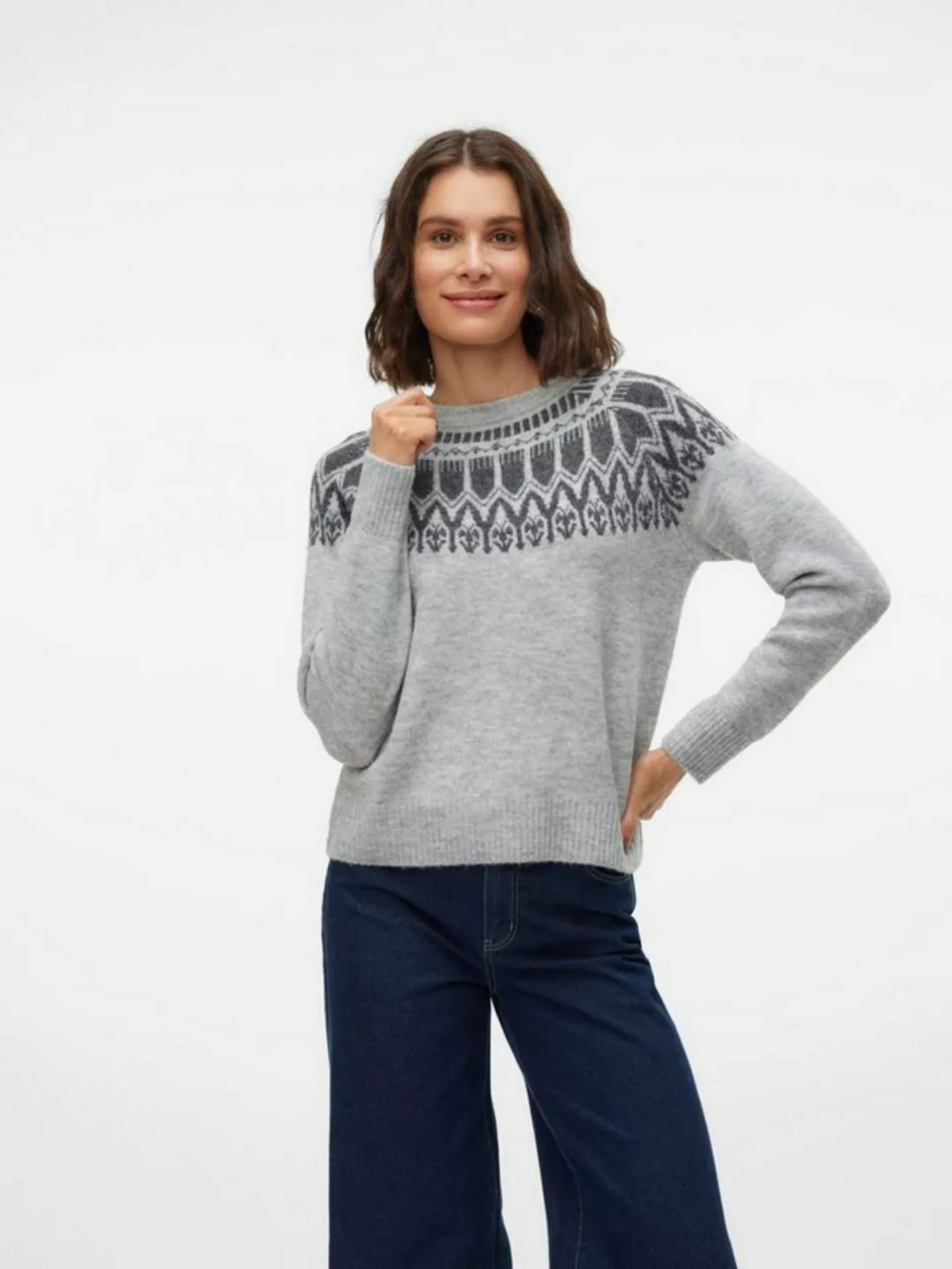 Vero Moda Strickpullover VMSimone (1-tlg) Plain/ohne Details günstig online kaufen