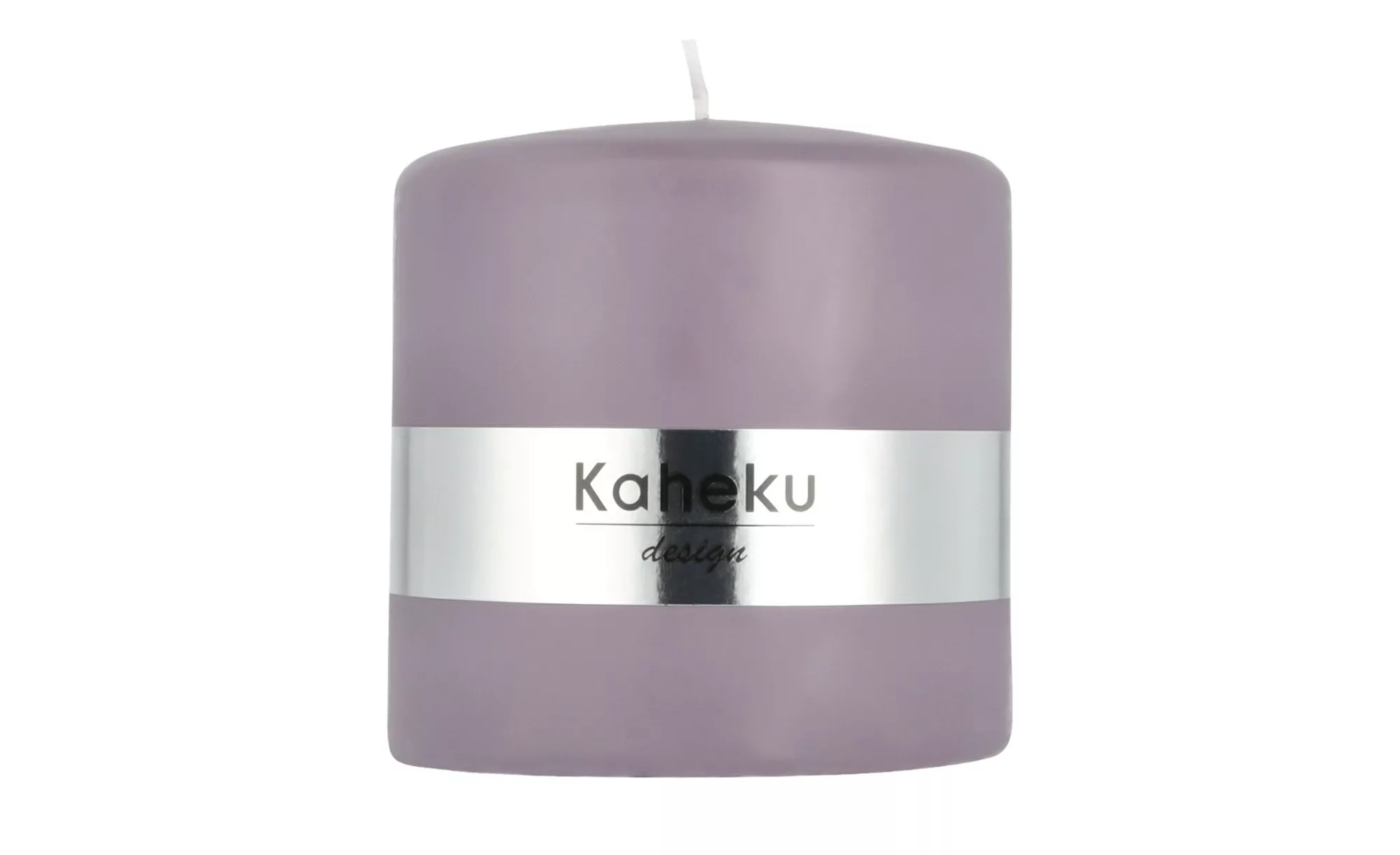 Zylinderkerze Powder - lila/violett - 10 cm - Dekoration > Kerzen & Lichter günstig online kaufen