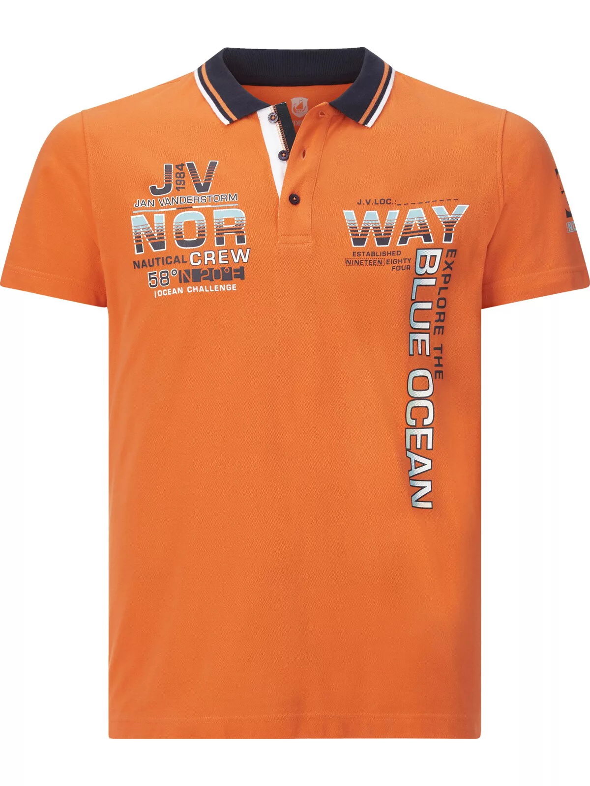 Jan Vanderstorm Poloshirt "Poloshirt JERKER", aus weichem Baumwoll-Piqué günstig online kaufen