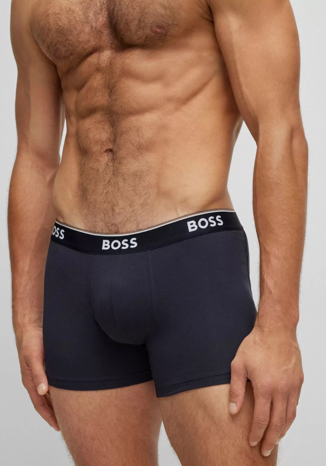 BOSS Langer Boxer "Boxer Brief 3P", (Packung, 3er-Pack), mit farblich passe günstig online kaufen