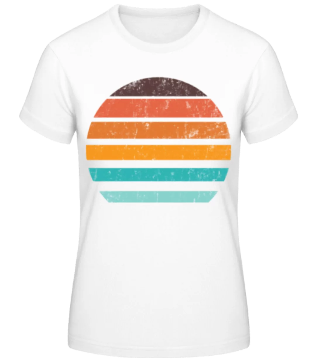 Retro Sonnenuntergang 4 · Frauen Basic T-Shirt günstig online kaufen