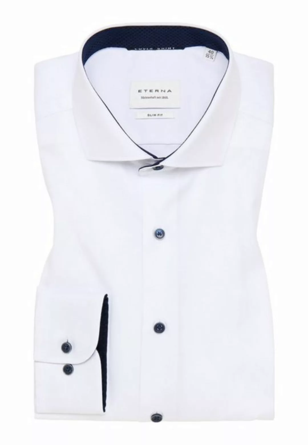 Eterna Businesshemd - Hemd - Cover Shirt Twill - Slim fit - Businesshemd bl günstig online kaufen