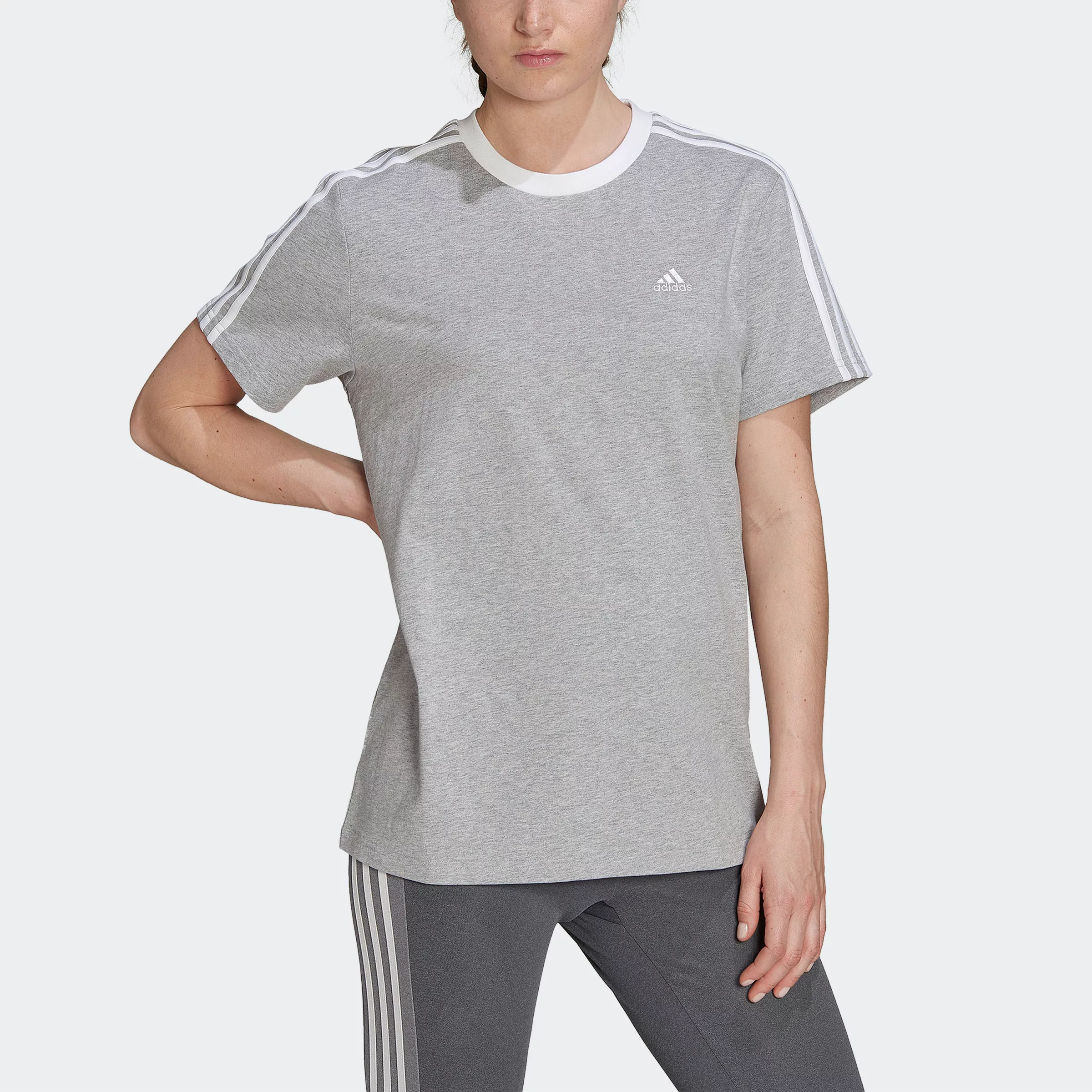 adidas Sportswear T-Shirt "ESSENTIALS 3-STREIFEN" günstig online kaufen