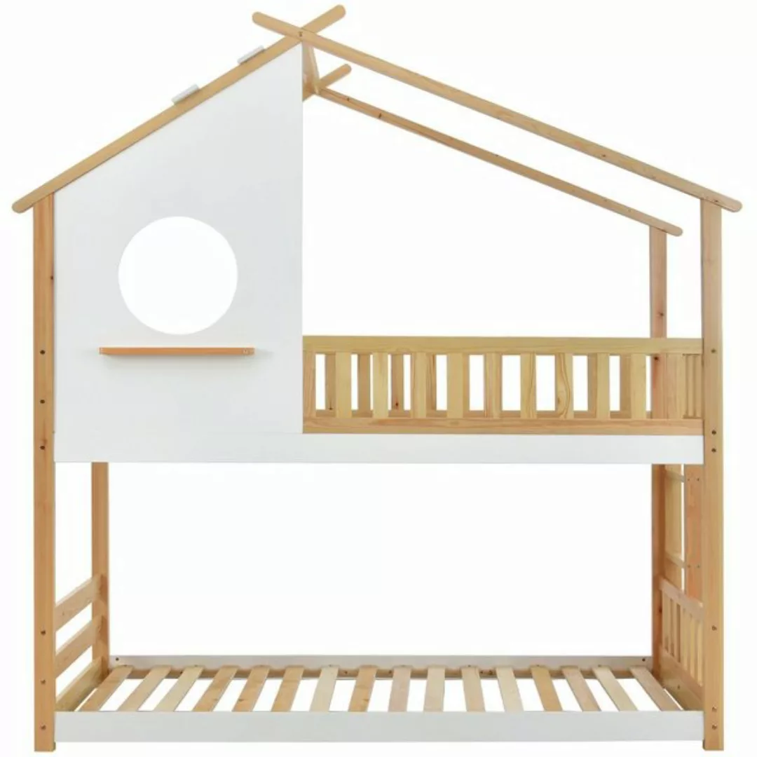 Gotagee Kinderbett Einzelbett Kinderbett 90x200cm mit Fallschutz Hausbett D günstig online kaufen