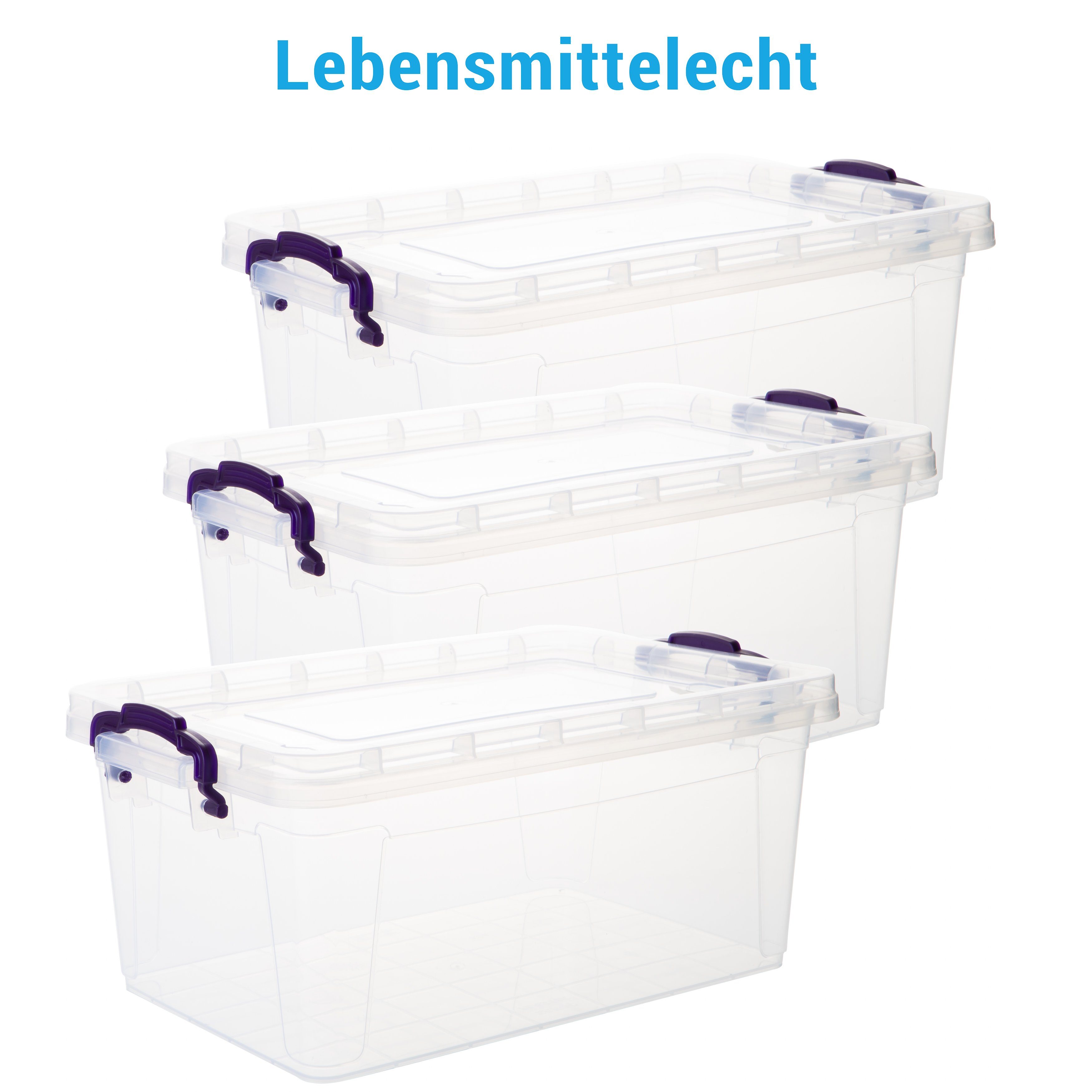 Centi Stapelbox Aufbewahrungsbox mit Deckel, Stapelbar günstig online kaufen