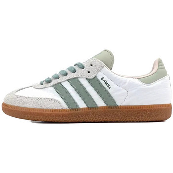 adidas  Sneaker Samba OG  Cloud White Silver Green günstig online kaufen