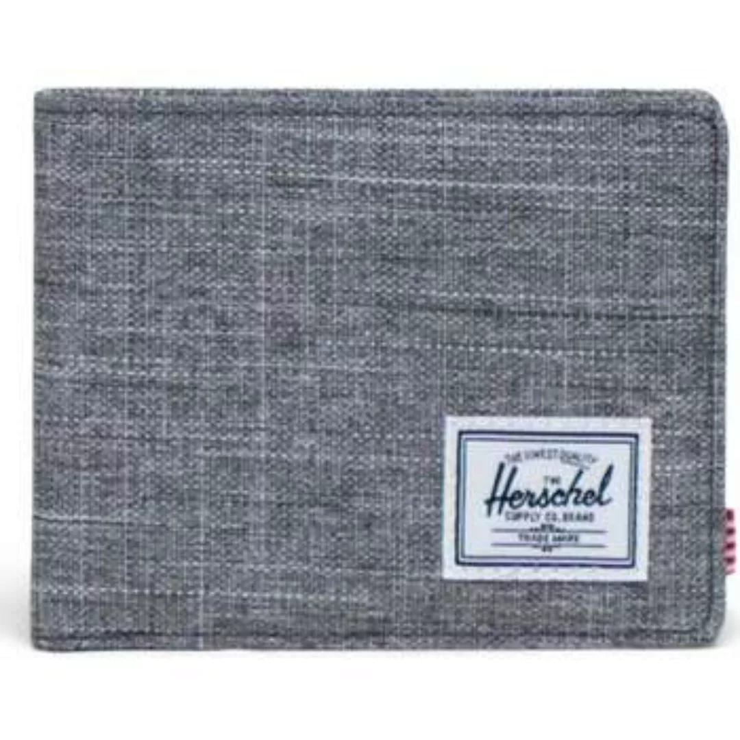 Herschel  Geldbeutel Carteira Herschel Roy Wallet Raven Crosshatch günstig online kaufen