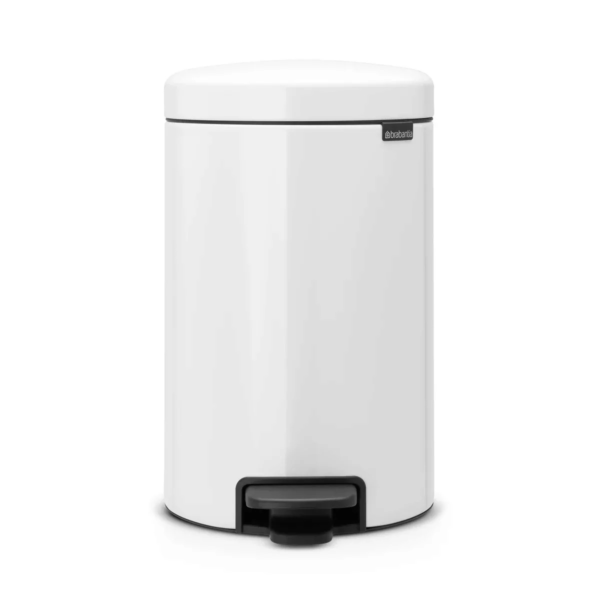 New Icon Treteimer 12 Liter white (weiß) günstig online kaufen