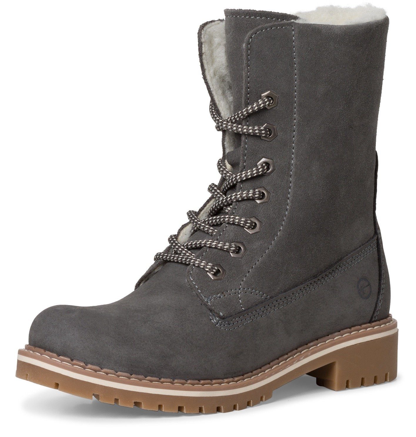 Tamaris Winterboots, Blockabsatz, Winterstiefelette, Schnürboots mit günstig online kaufen