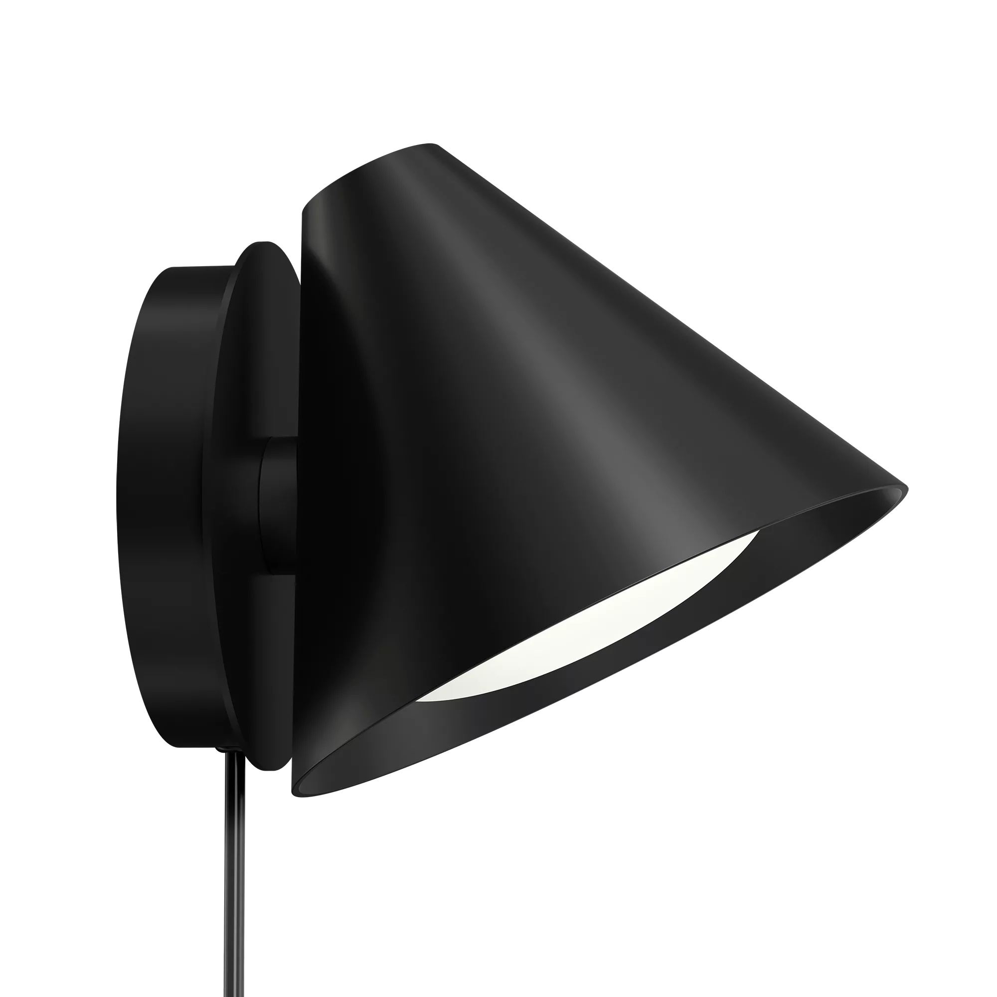 Louis Poulsen - Keglen LED Wandleuchte 3000K - schwarz/BxHxT 17,6x14,2x18,8 günstig online kaufen