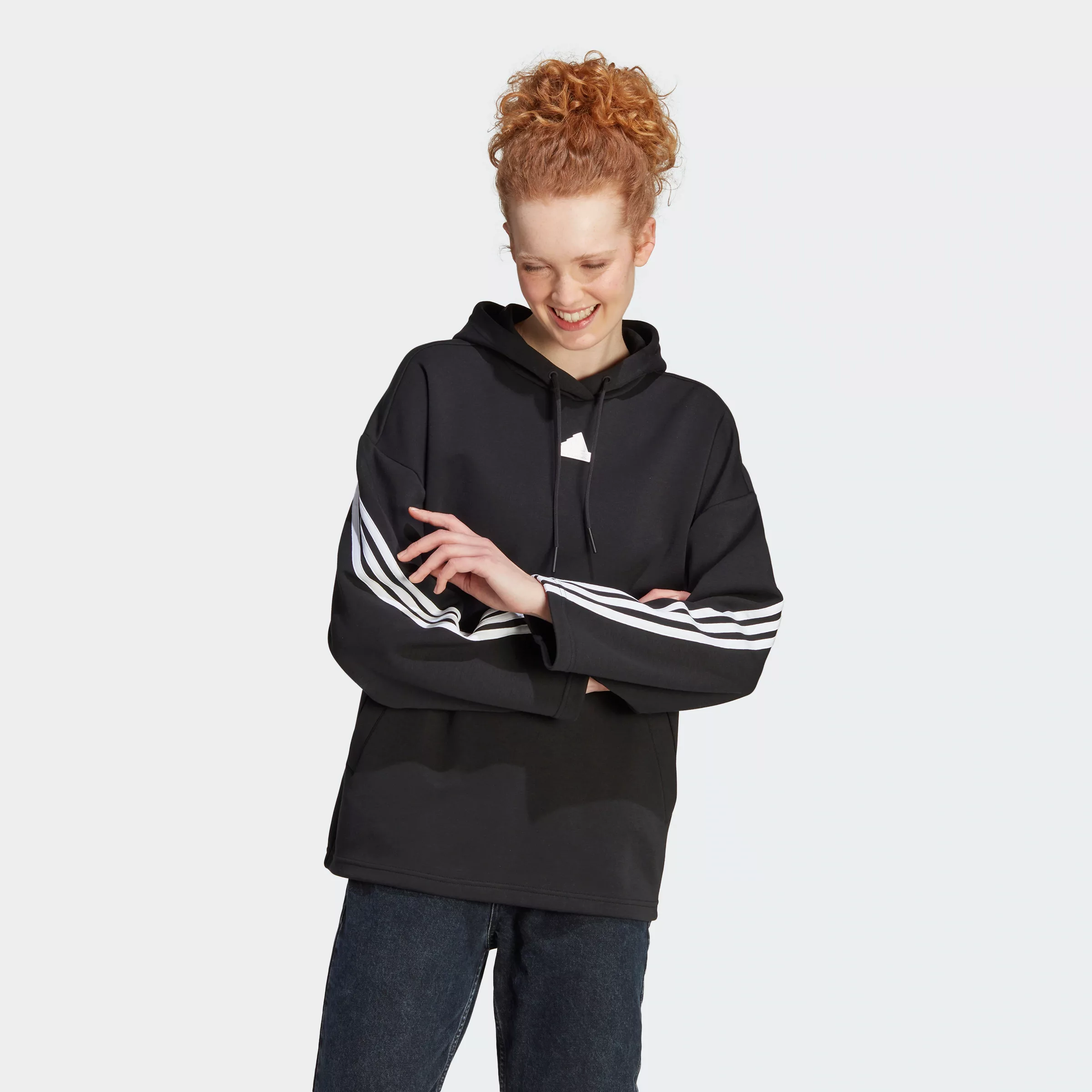 adidas Sportswear Kapuzensweatshirt "Große Größen", Locker geschnitten günstig online kaufen