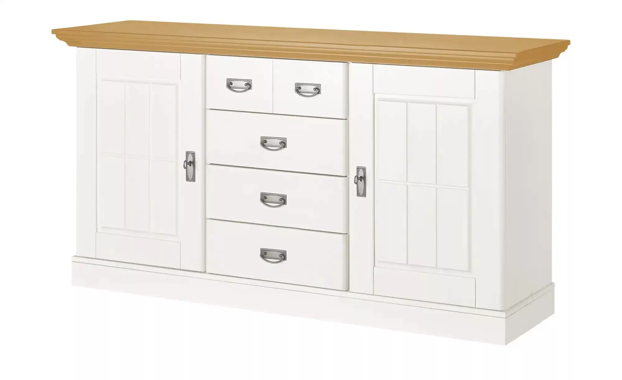 maison bleue Sideboard  Florian ¦ weiß ¦ Maße (cm): B: 171,3 H: 90,1 T: 48 günstig online kaufen