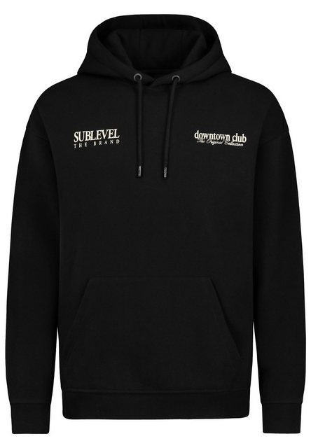 SUBLEVEL Hoodie mit auffälligem Backprint günstig online kaufen