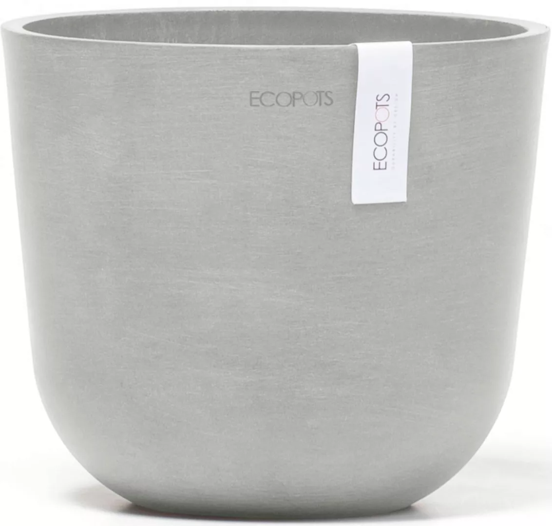 ECOPOTS Blumentopf "Oslo Mini 19 Weißgrau", für den Innenbereich günstig online kaufen