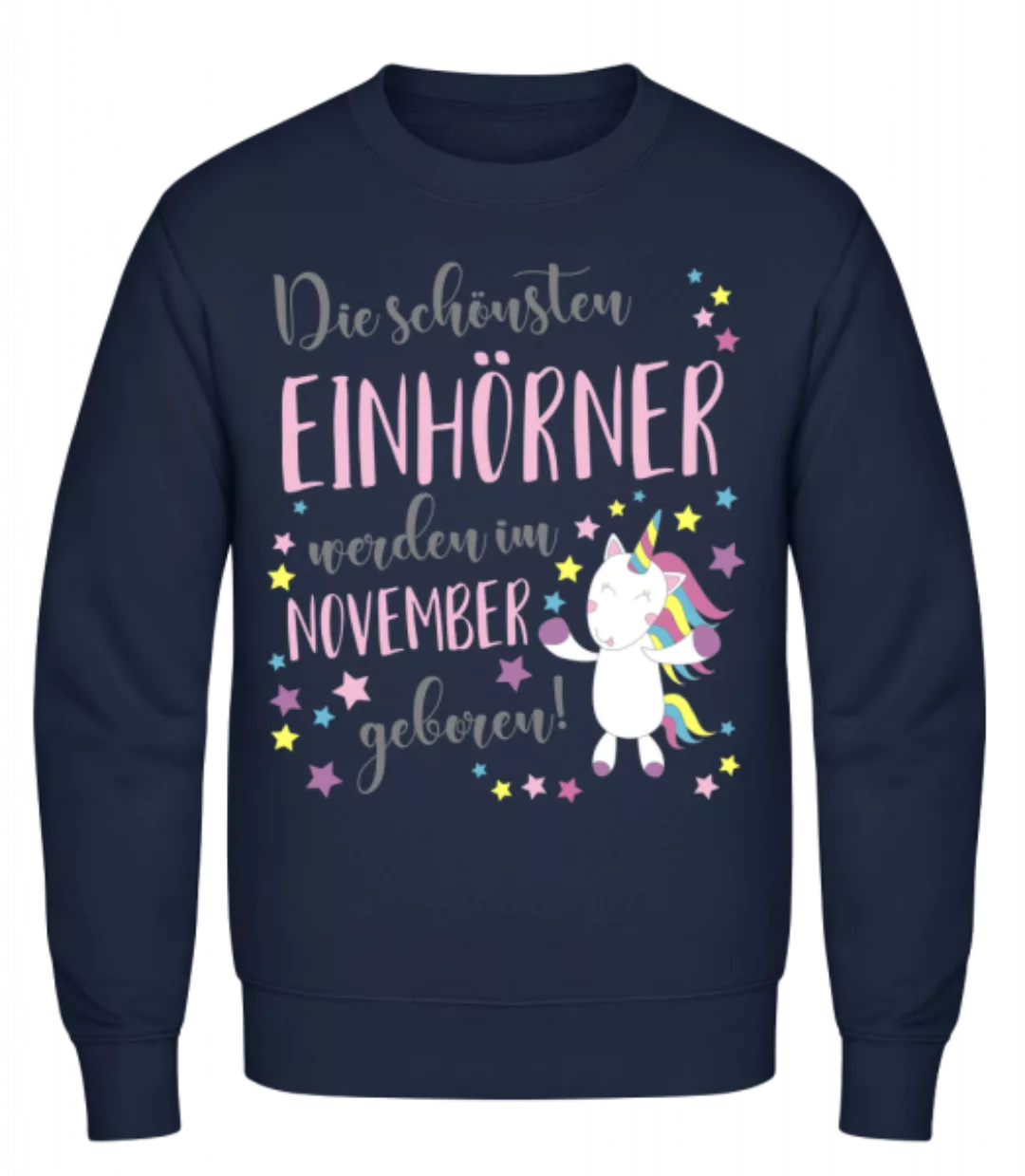 Einhorn Geboren In November · Männer Pullover günstig online kaufen