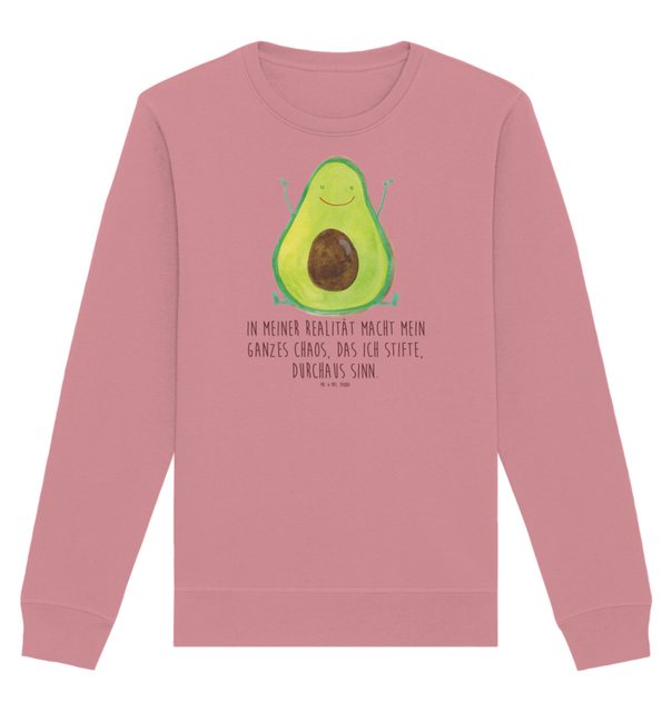 Mr. & Mrs. Panda Longpullover Größe S Avocado Glücklich - Canyon Pink - Ges günstig online kaufen