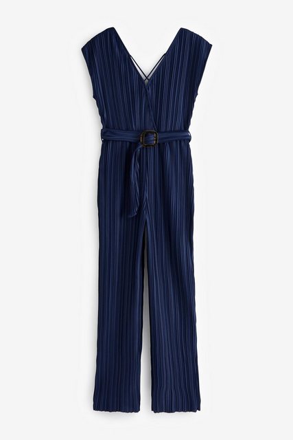 Next Jumpsuit Kurzarm-Jumpsuit mit V-Ausschnitt und Gürtel (1-tlg) günstig online kaufen