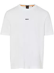 Rundhals-Shirt „TChup“ BOSS weiss günstig online kaufen