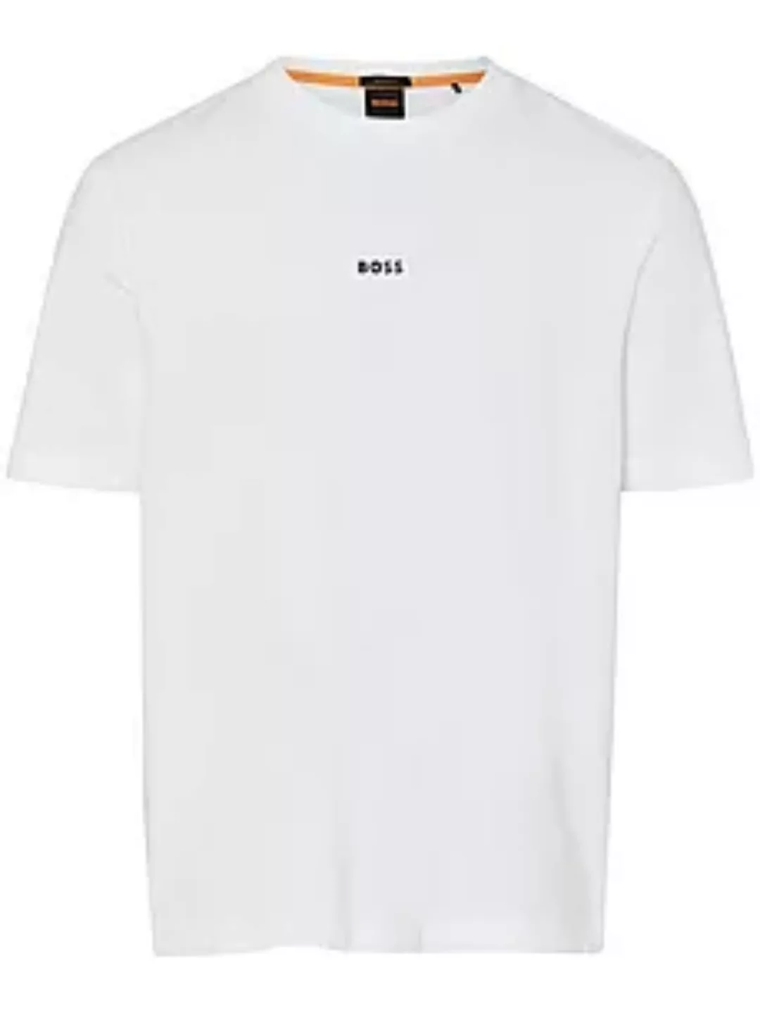 Rundhals-Shirt „TChup“ BOSS weiss günstig online kaufen