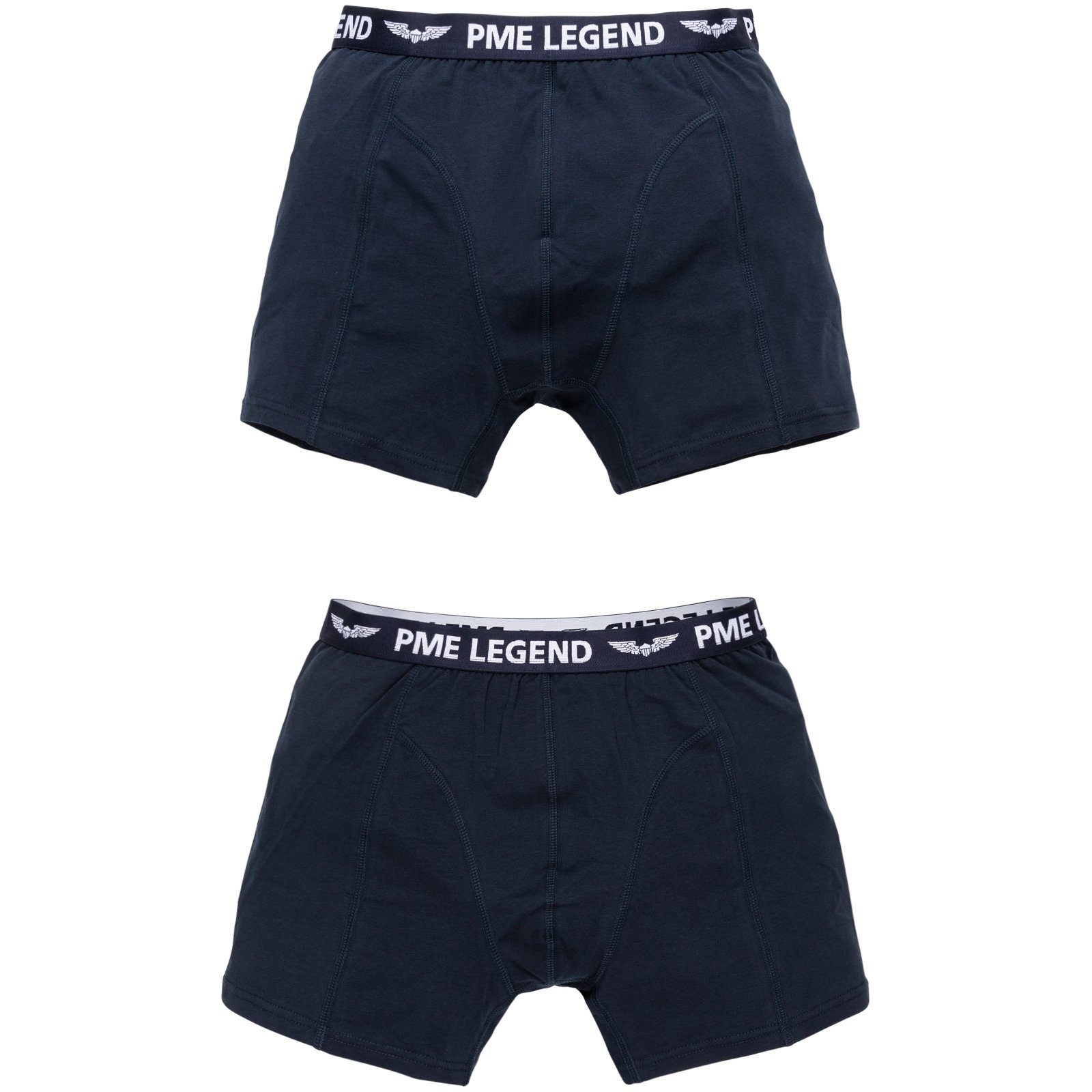 PME Legend Herren Boxershort BASIC COTTON ELASTAN 2er Pack Schwarz Blau günstig online kaufen