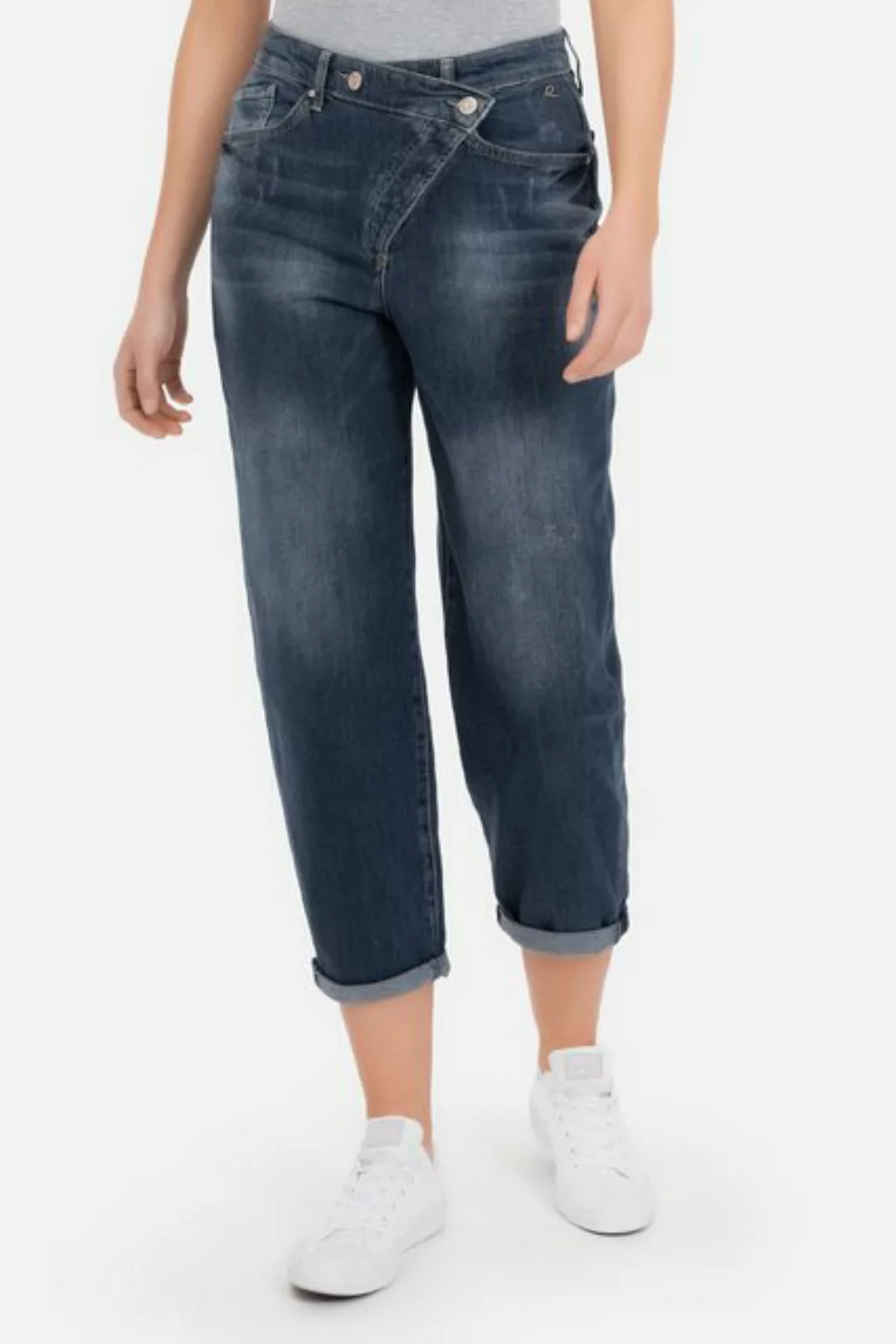 Recover Pants 5-Pocket-Jeans Gianna mit diagonalem Verschluss günstig online kaufen