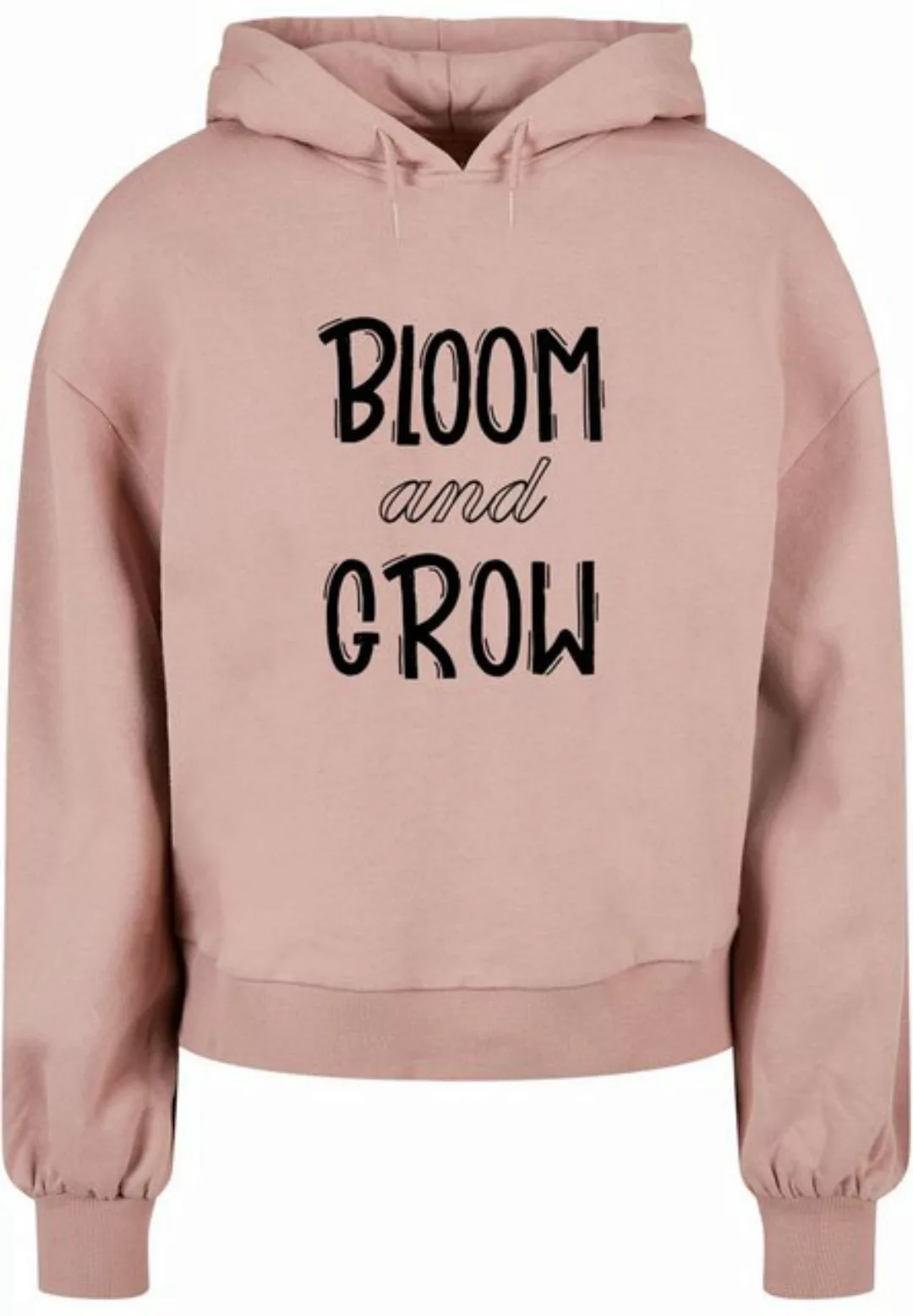 Merchcode Kapuzenpullover "Damen Ladies Spring - Bloom and grow Oversized H günstig online kaufen