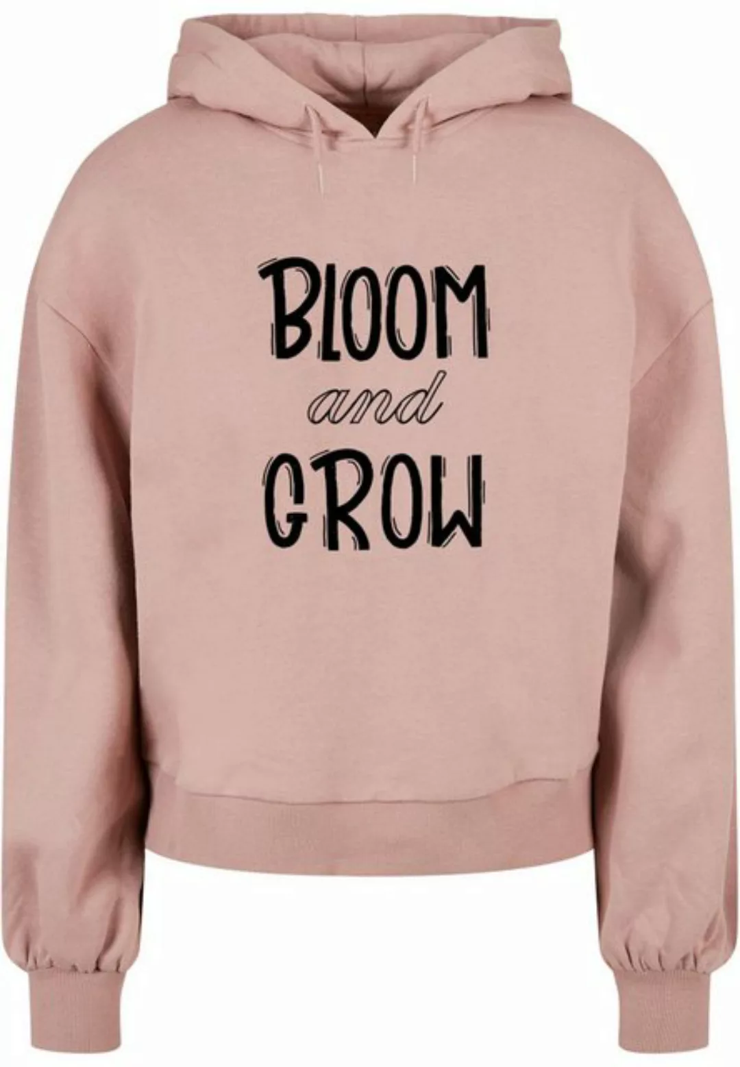 Merchcode Kapuzenpullover Merchcode Damen Ladies Spring - Bloom and grow Ov günstig online kaufen