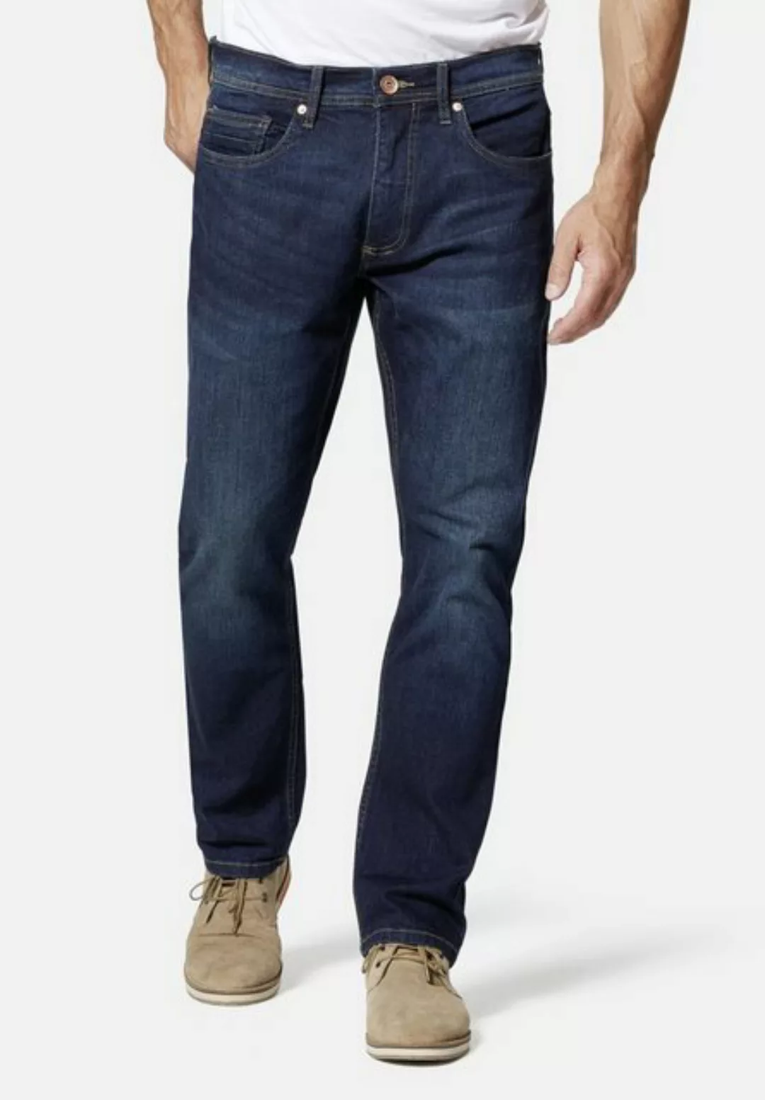 Stooker Men Straight-Jeans HERREN STRETCH JEANS GLENDALE - darkblue used günstig online kaufen