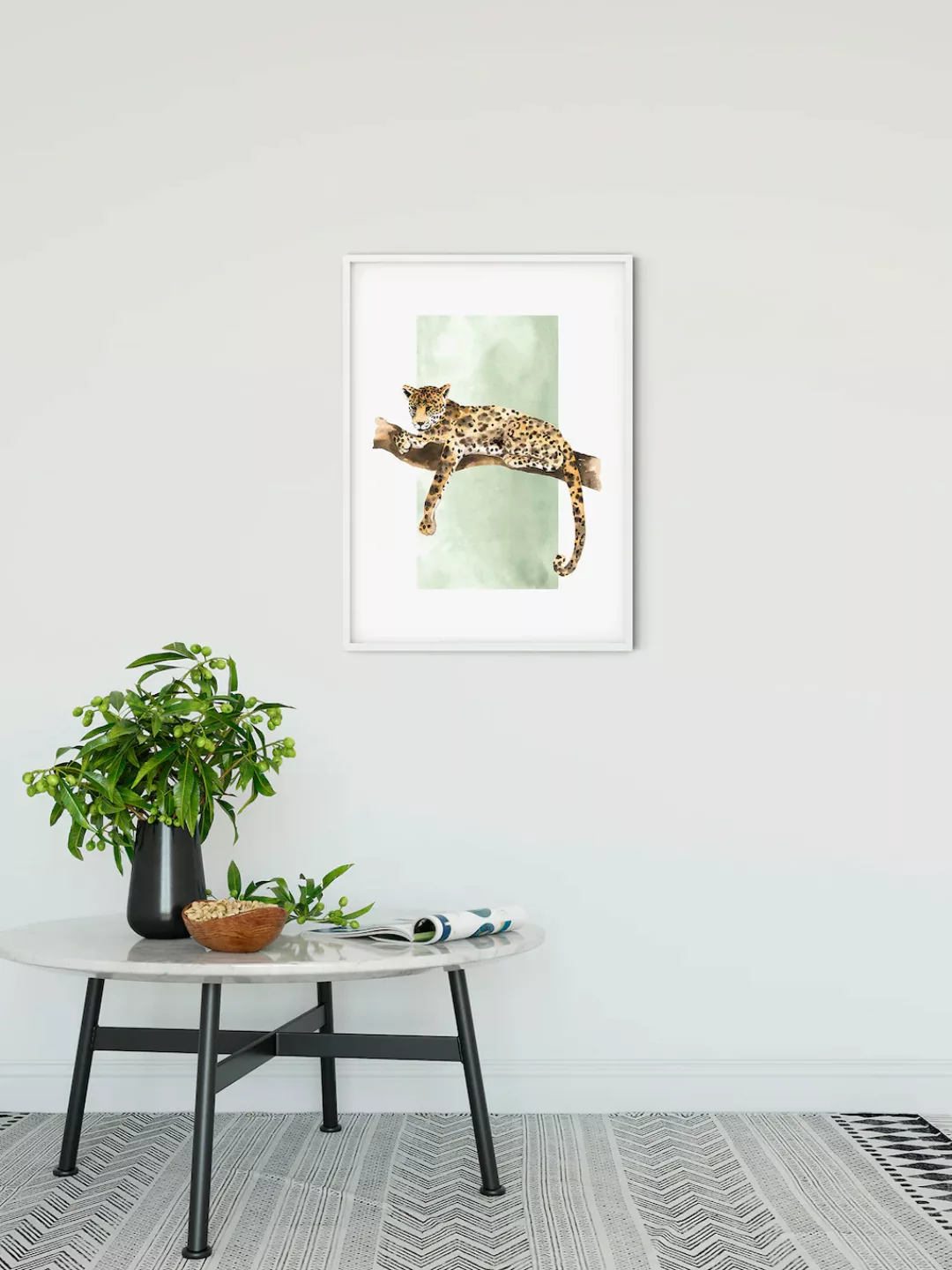 Komar Poster "Lazy Leopard", (1 St.), Kinderzimmer, Schlafzimmer, Wohnzimme günstig online kaufen