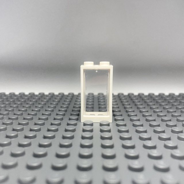 LEGO® Spielbausteine LEGO® Fenster 1x2x3 transparentes Fenster + weißer Rah günstig online kaufen