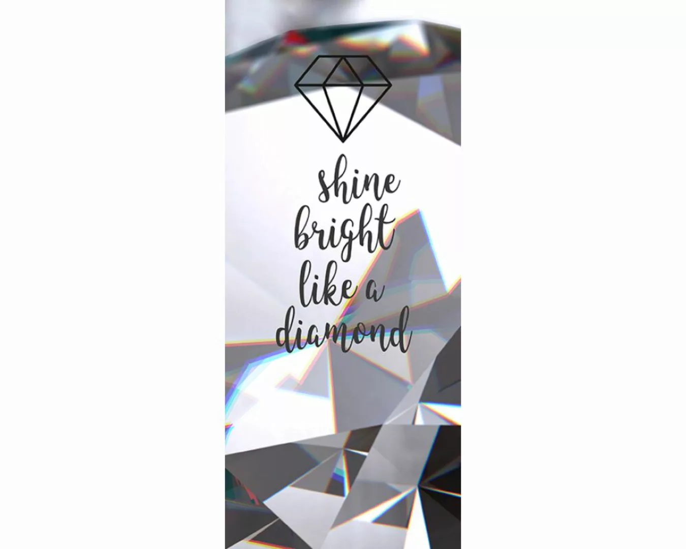 Trtapete "Like a diamond" 0,91x2,11 m / selbstklebende Folie günstig online kaufen