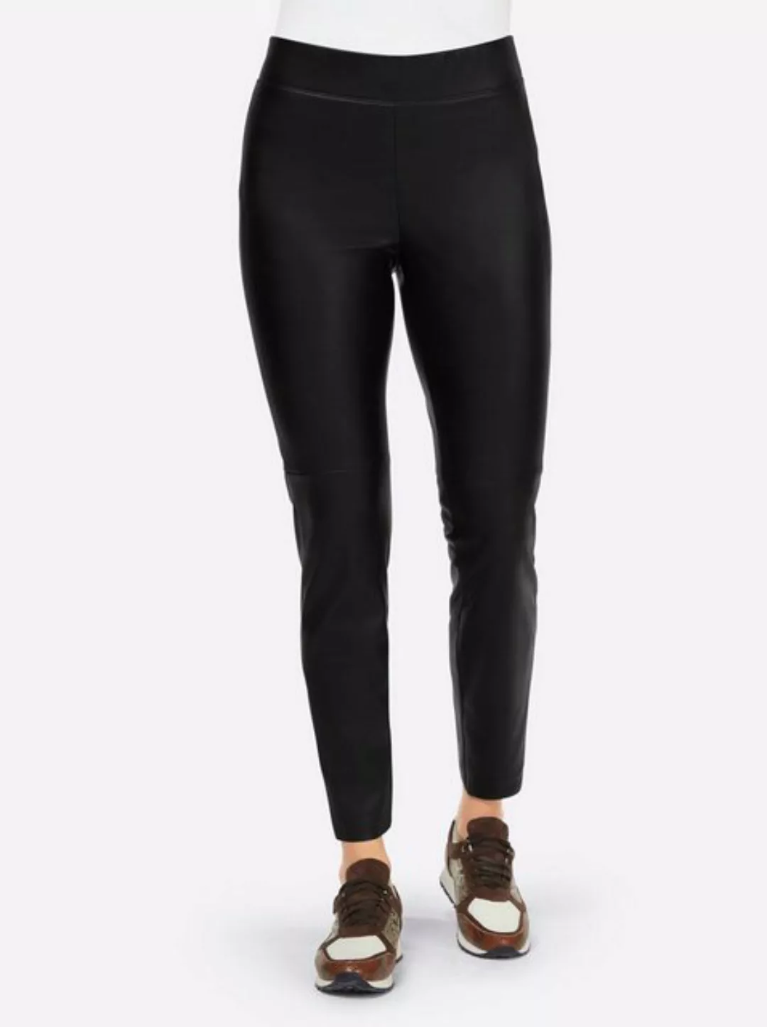 heine Jerseyhose Lederimitat-Leggings Innenbeinlänge ca.71 cm günstig online kaufen