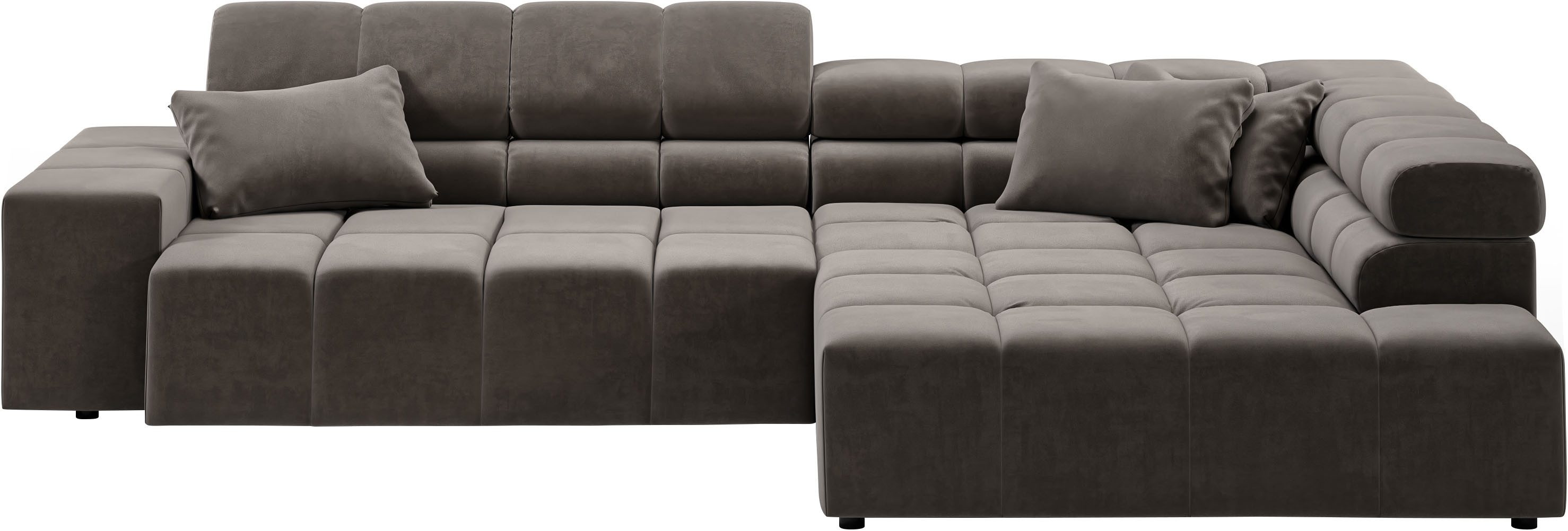 INOSIGN Ecksofa "Ancona incl. Kopfteilverstellung, Breite 319cm, L-Form", w günstig online kaufen
