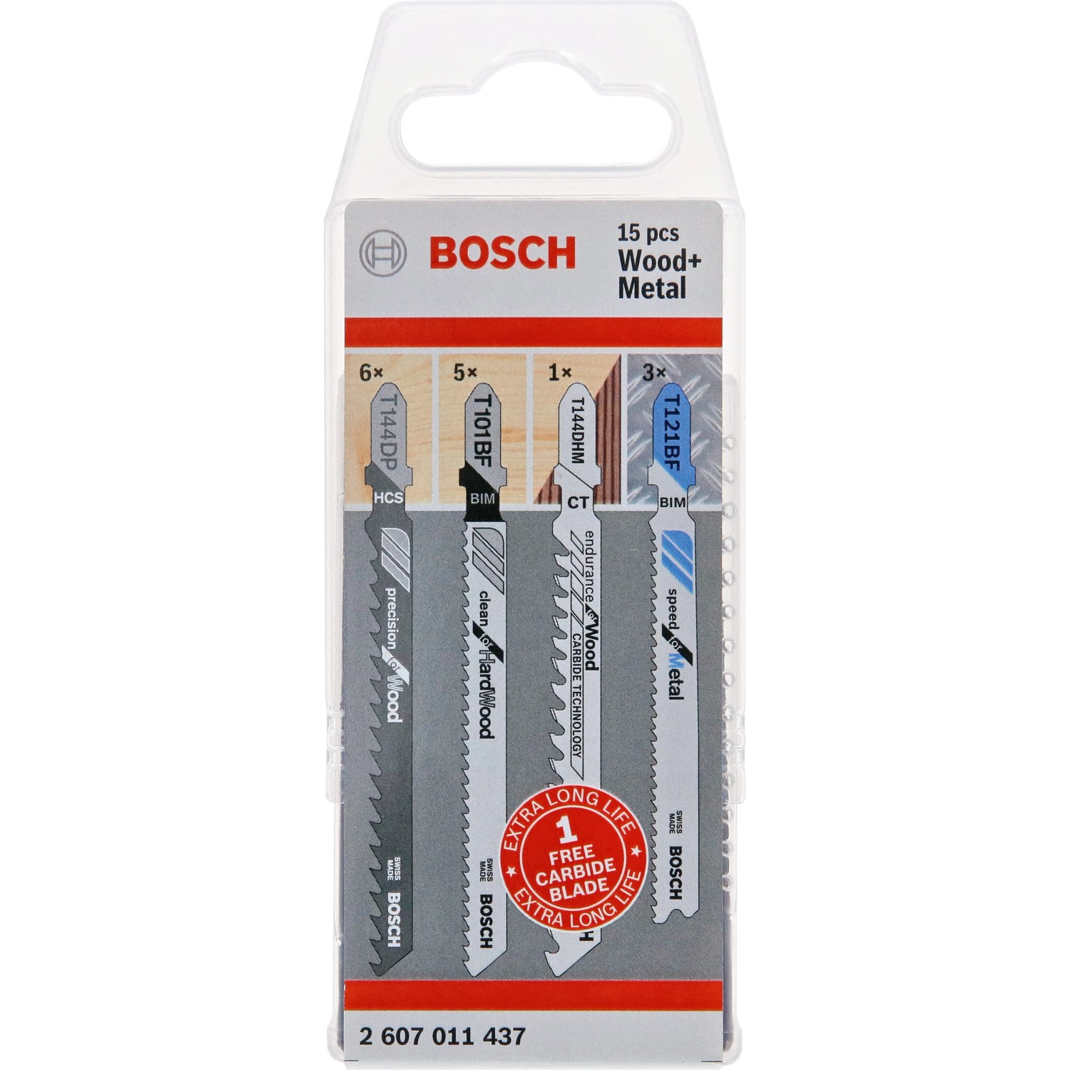 Bosch Stichsägeblatt-Set Wood and Metal 15-teilig günstig online kaufen