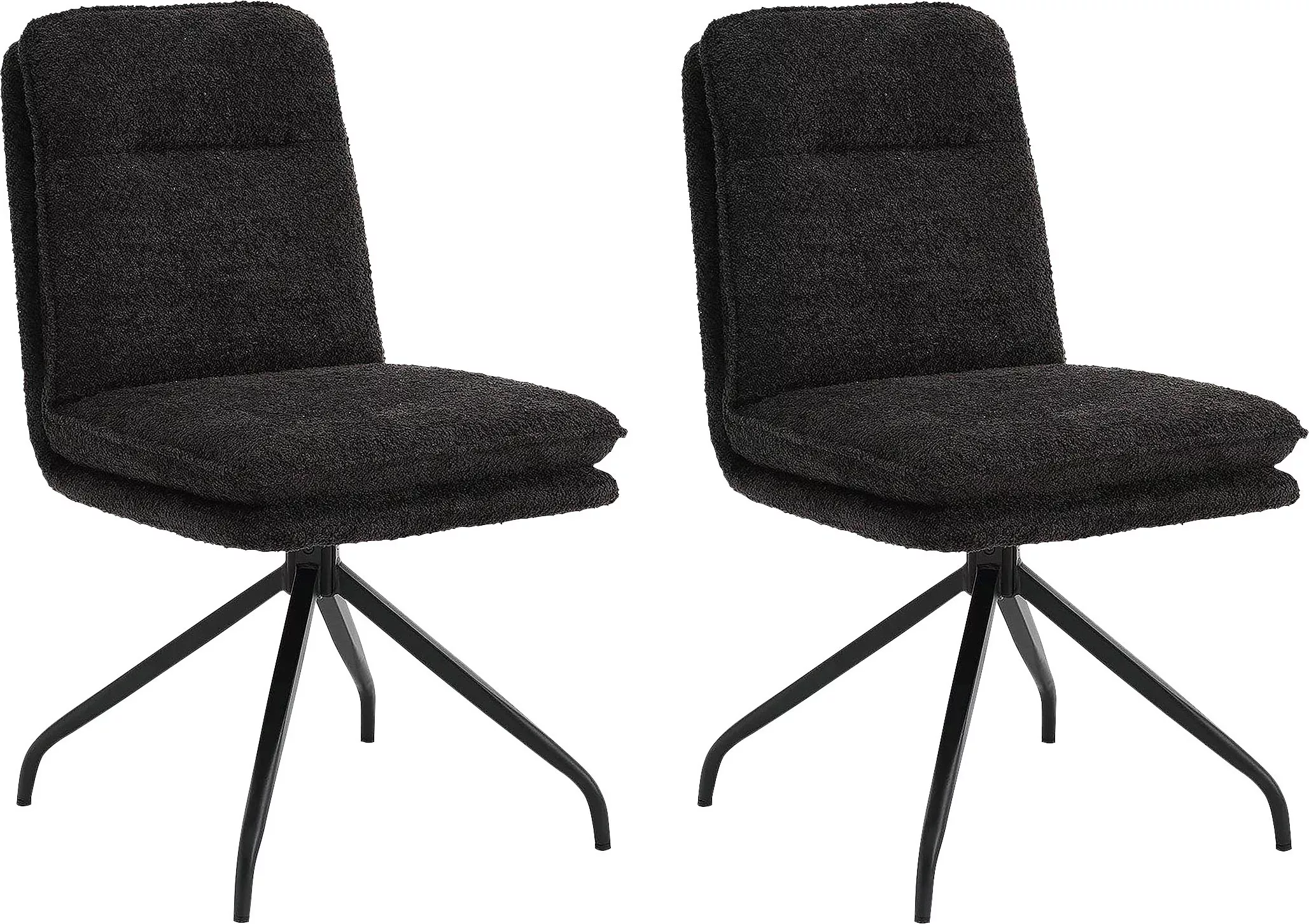 Home affaire Esszimmerstuhl "Valencia", (Set), 2 St., Boucle, verschiedene günstig online kaufen