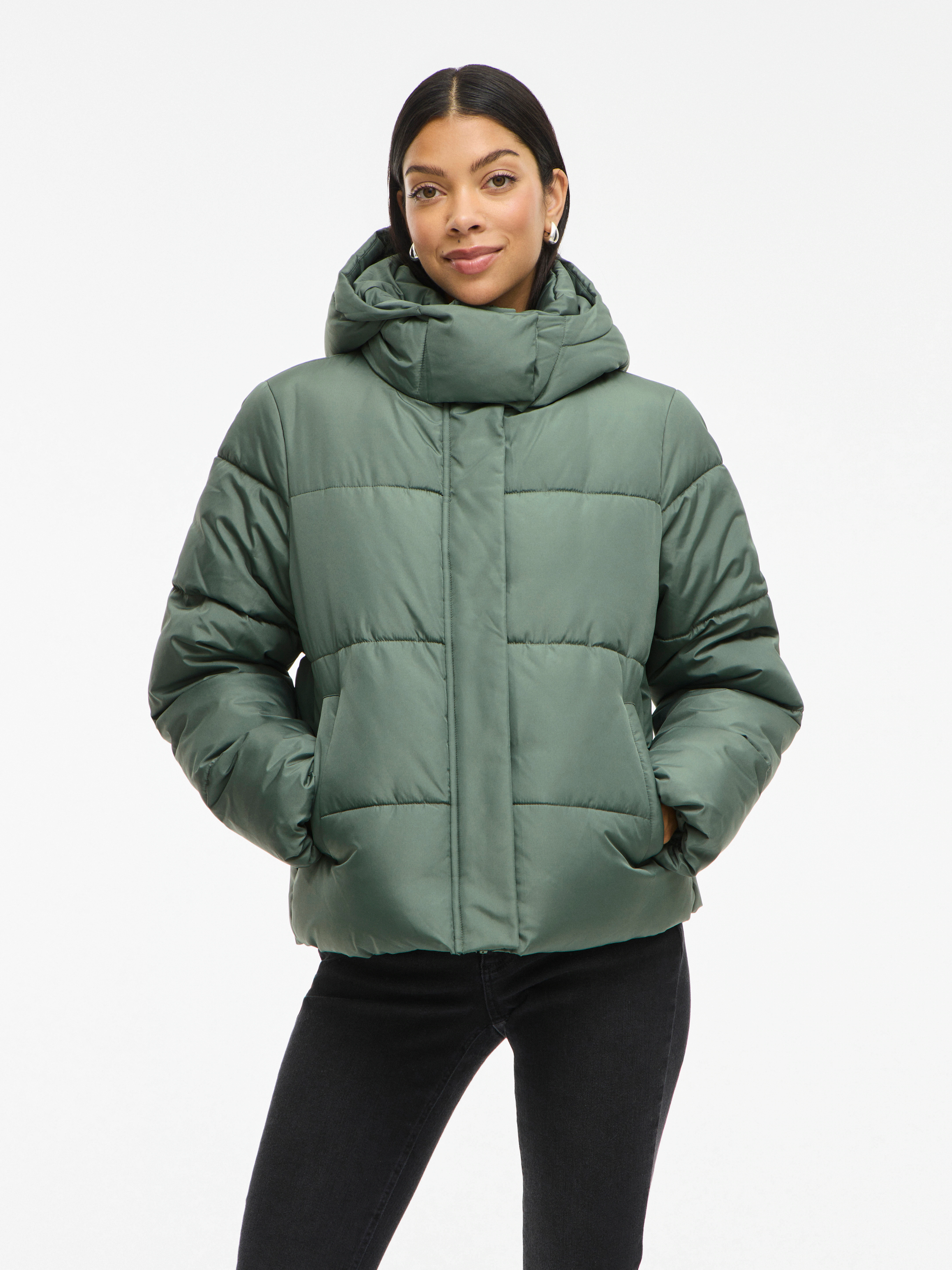 Vila Steppjacke "VIMILJA PADDED PUFFER - NOOS", mit Kapuze günstig online kaufen