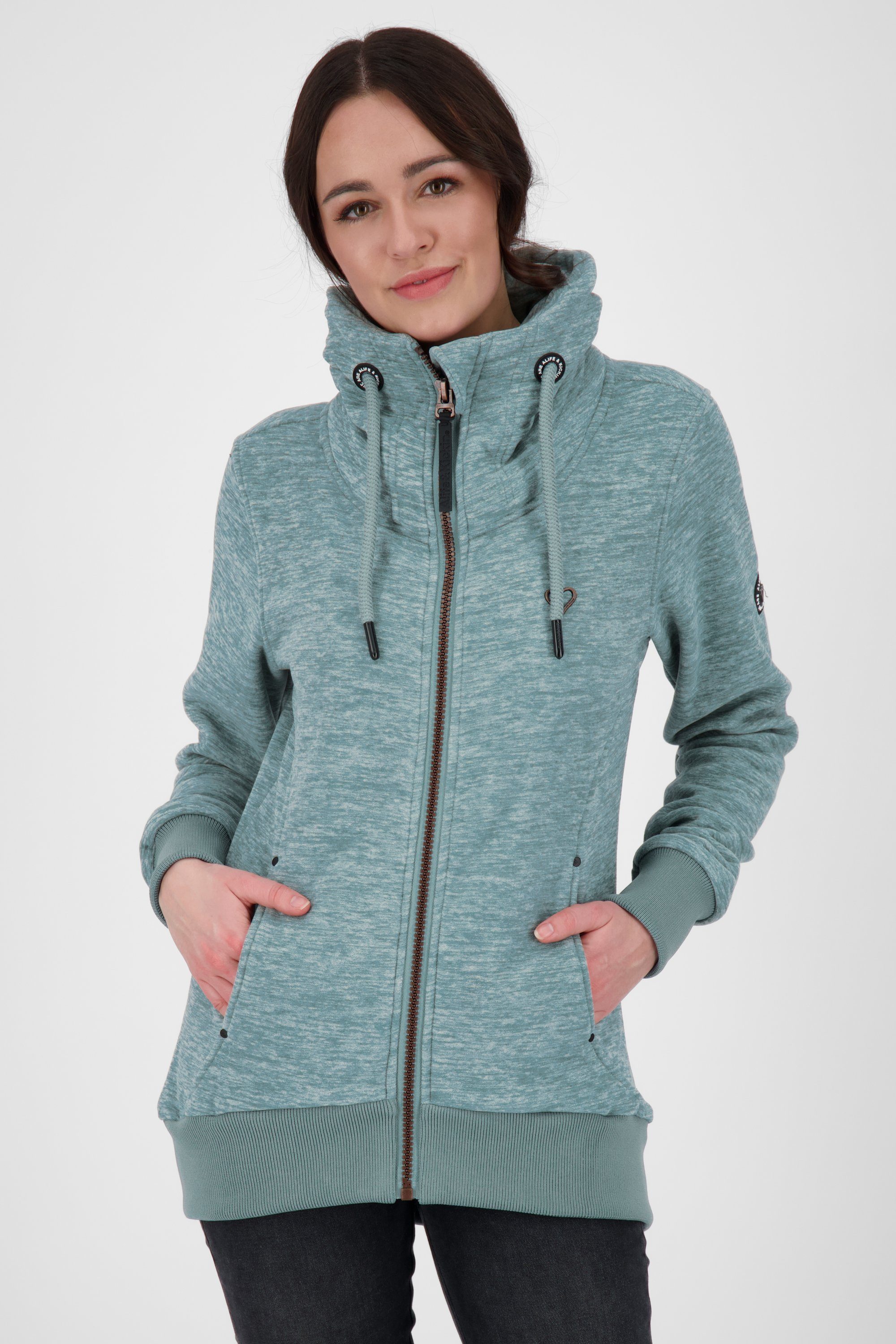 Alife & Kickin Kapuzensweatjacke Damen VivianAK günstig online kaufen